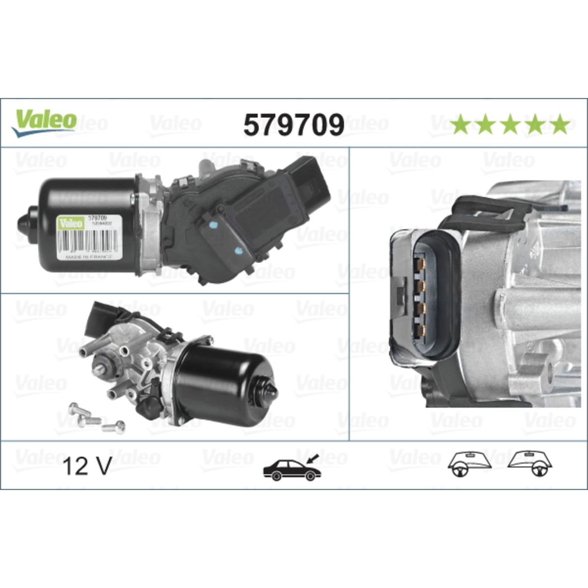 Pyyhkijän moottori VALEO 579709