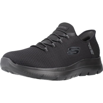 SKECHERS Matalavartiset tennarit 'Summits - Diamond Dream' tummanharmaa / musta
