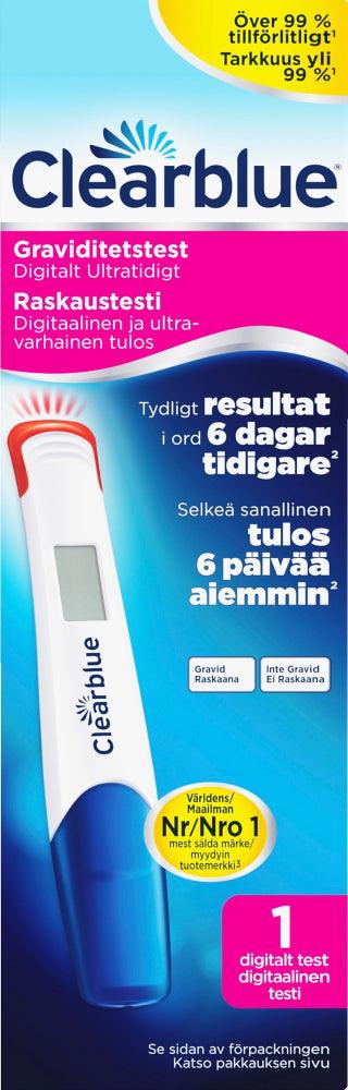 Clearblue Digital Ultra Early Raskaustesti kpl