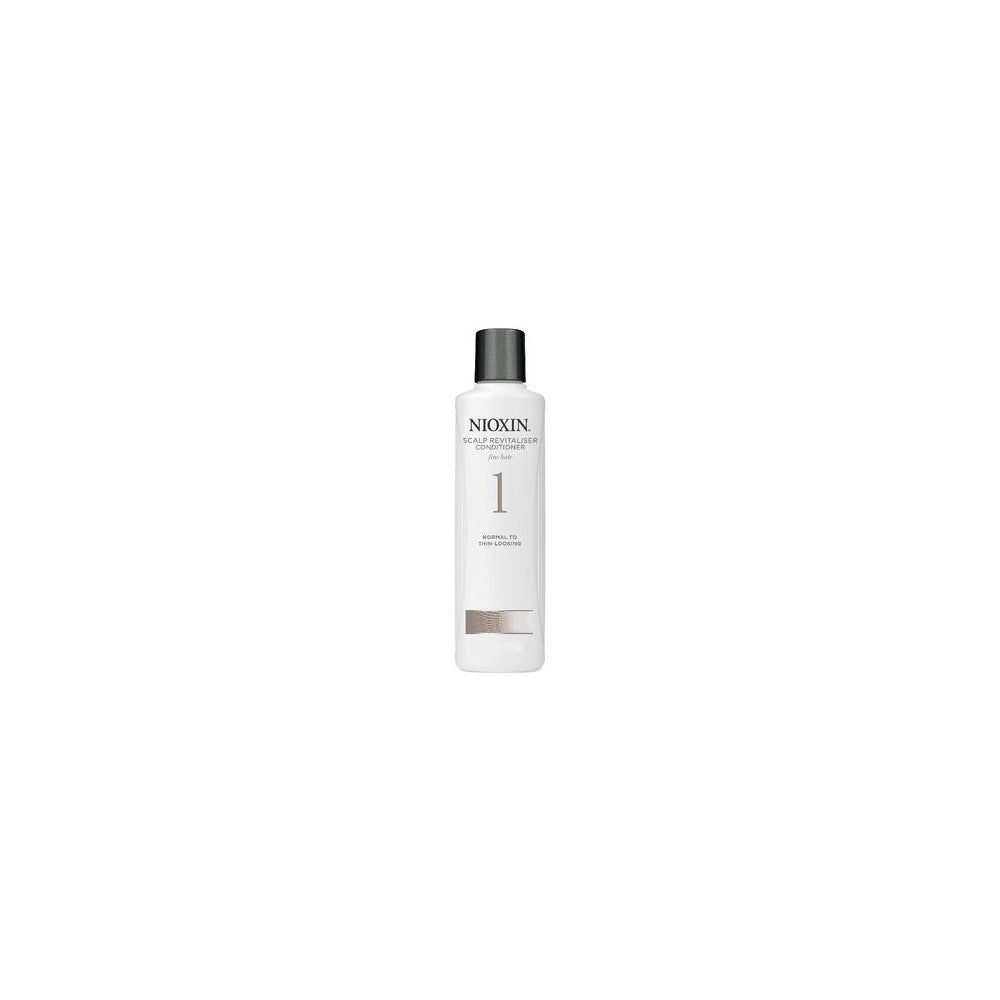 Nioxin System 1 Elvyttävä Hoitoaine Päänahalle, Ohuille Hiuksille, Normaaleille ja Hienoille Hiuksille - 300ml