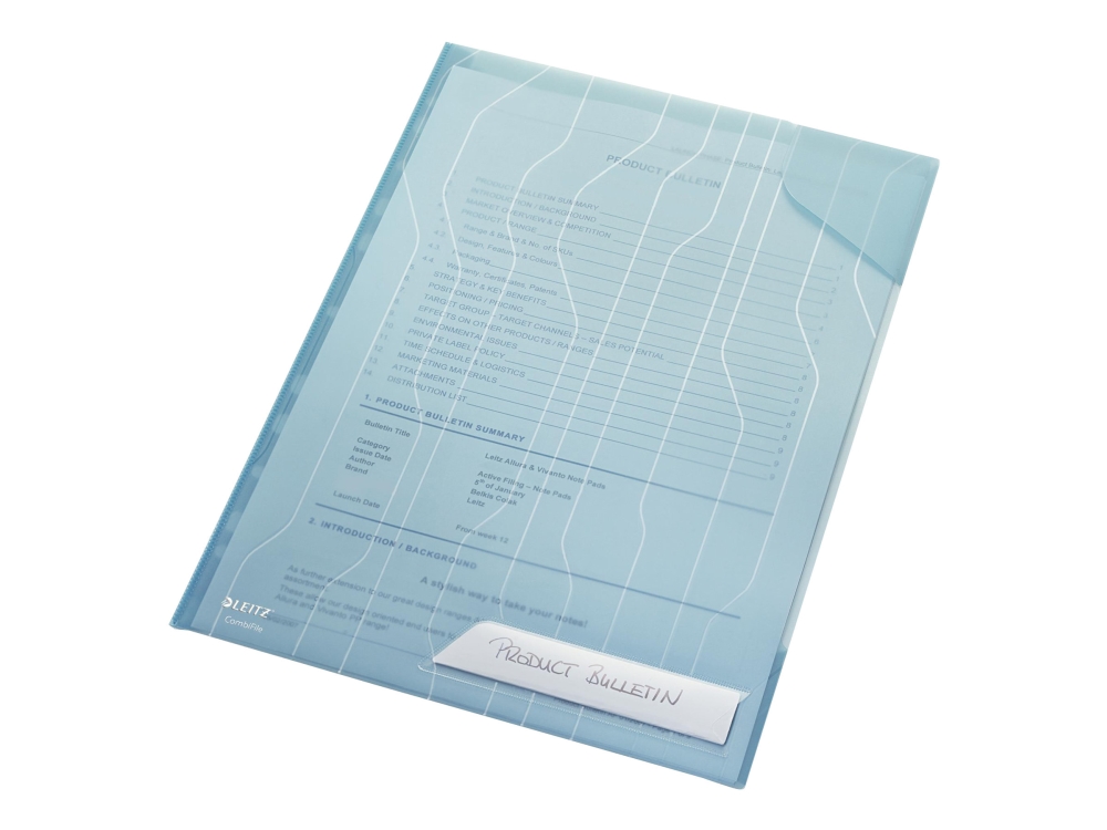 Leitz Muovitasku CombiFile PP A4 Sininen