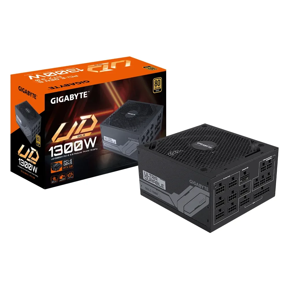 GIGABYTE UD1300GM PG5 1300W -virtalähde, 80 Plus Gold
