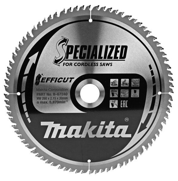 Makita Specialized Efficut Saw Blades