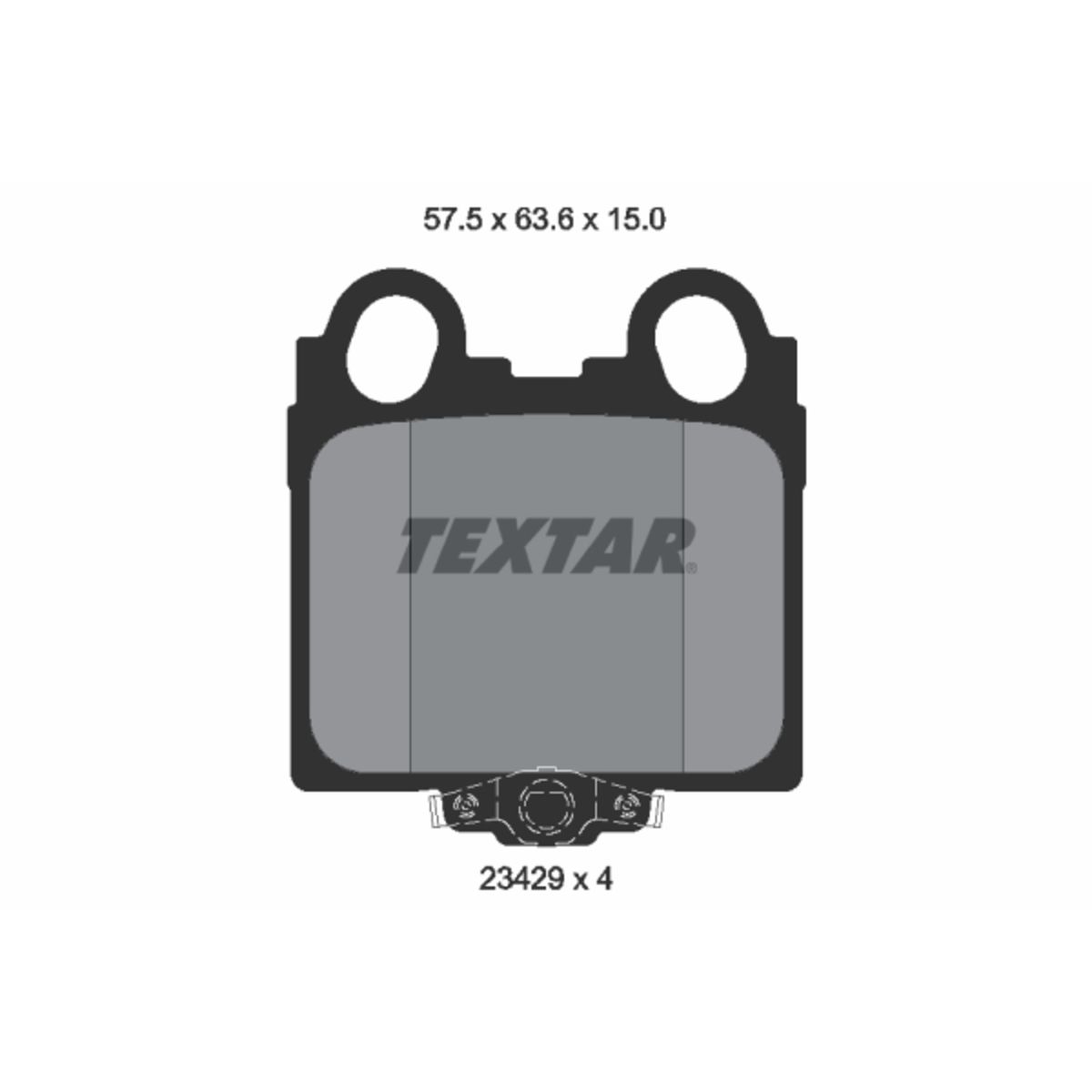 Jarrupalat, levyjarru TEXTAR 2342901