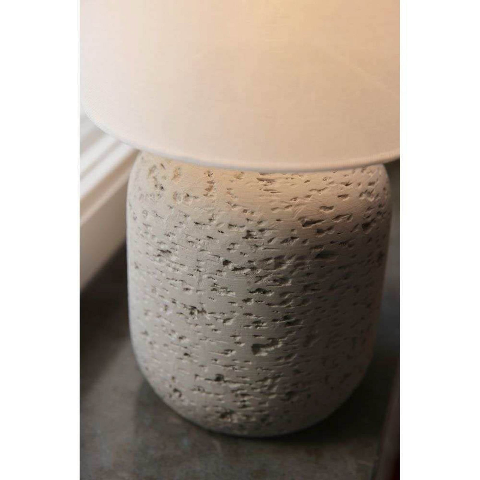 Montagna Pöytävalaisin H33cm Grey/Offwhite - Markslöjd - Olohuone - Kangas / tekstiili