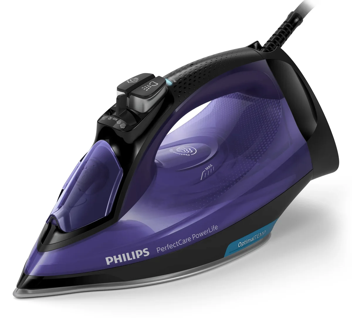 Philips PerfectCare GC3925/30 -höyrysilitysrauta, 2500 W, 0,3 l, Black/Purple