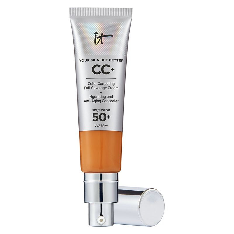 IT Cosmetics Your Skin But Better CC+ täysin peittävä meikkivoide SPF 50+ naisille Rich 32 ml