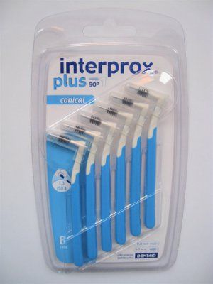 Interprox Plus hammasv.harja conical 0,8 6 kpl