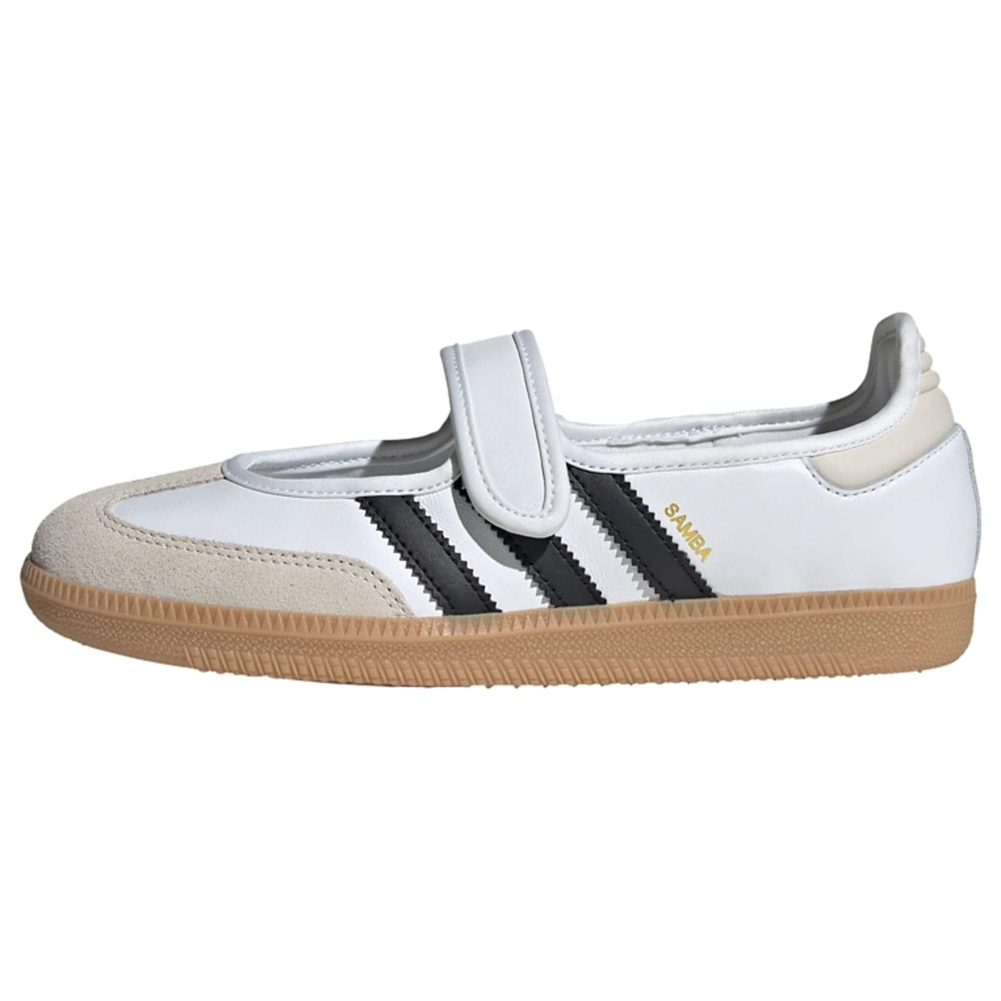 ADIDAS ORIGINALS Nauhaballerina 'Samba' musta / valkoinen / offwhite