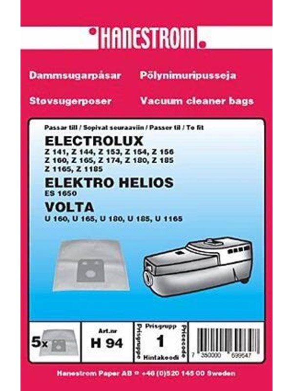 Haneström Pölypussit, mikrokuitu, 5kpl. DU12014 Vastaa: N/A
