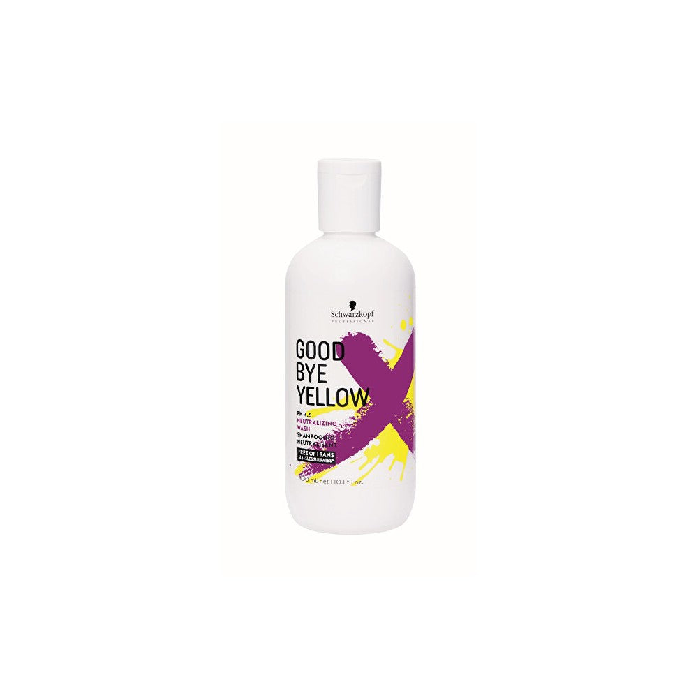 Schwarzkopf Professional Good Bye Shampoo neutraloiva keltaisia sävyjä värjätyille ja korostetuille hiuksille - 1000ml