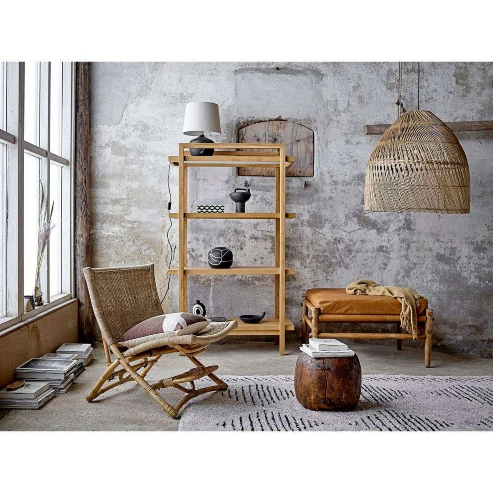 Matheo Pöytävalaisin Black/Terracotta - Bloomingville - Olohuone - Kangas / tekstiili