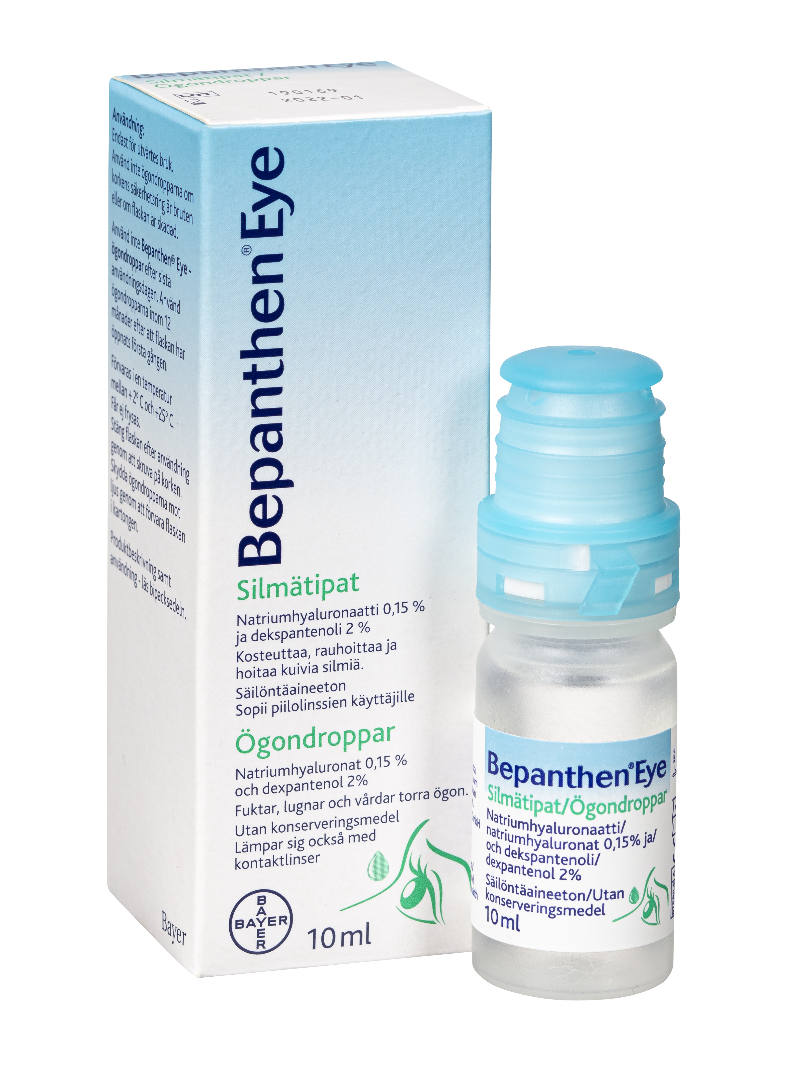 Bepanthen Eye Silmätipat 10 ml pullo