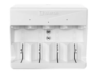 Varta Universal Charger, Nikkelimetallihybridi (NiMH), Oikosulku, 9V, AA, AAA, C, D, 4 kpl, Sisältää paristot