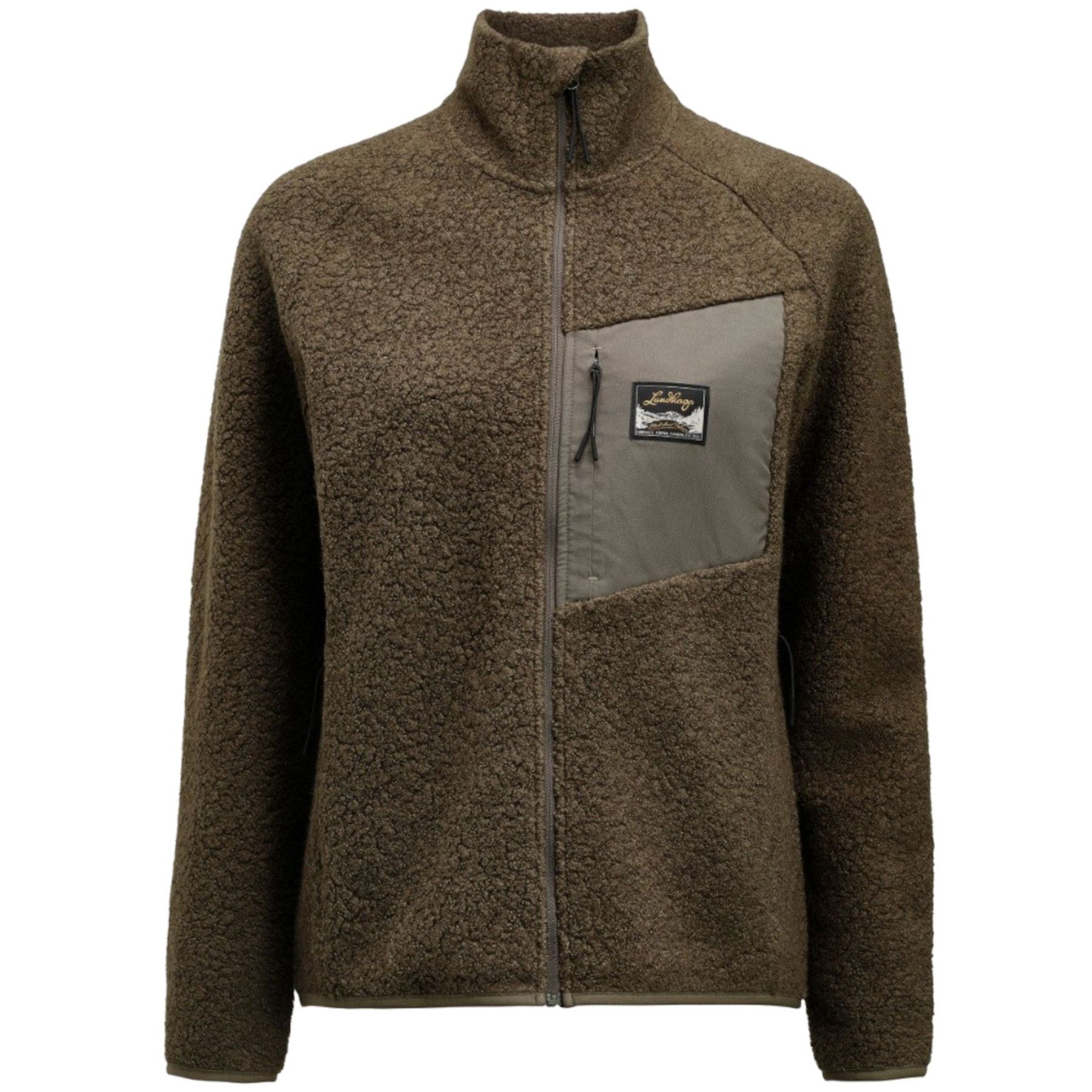Lundhags Flok Wool Ws Pile, välikerros, naiset, vihreä