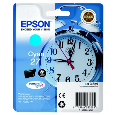 Epson Epson 27 Mustepatruuna Cyan T2702 Vastaa: N/A