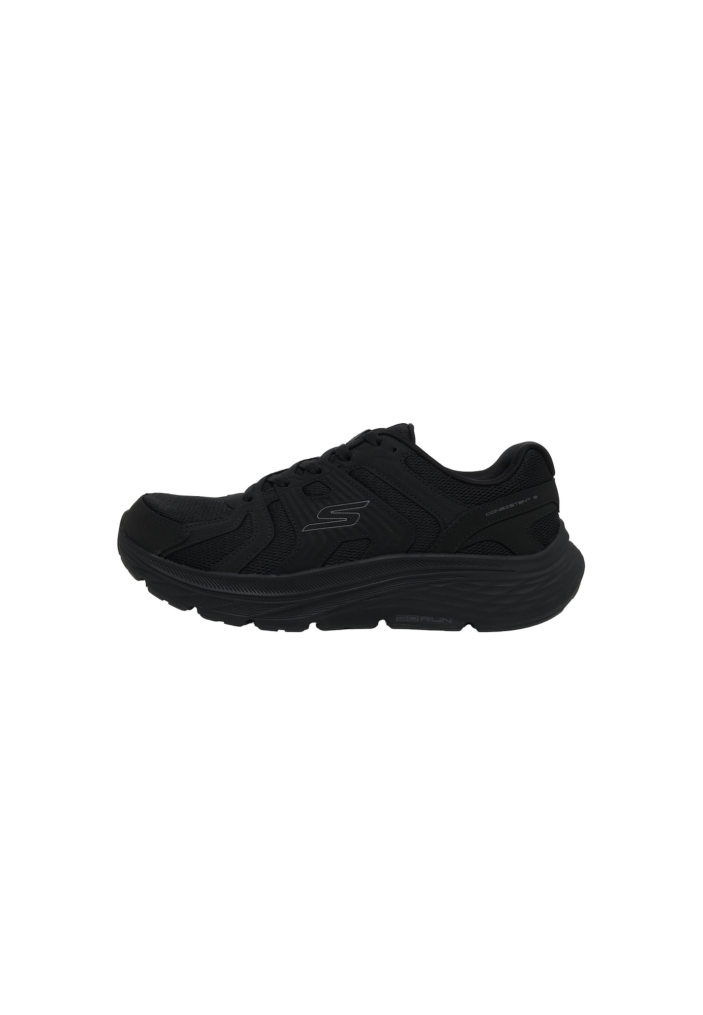 SKECHERS Matalavartiset tennarit 'GO RUN CONSISTENT 3' musta / valkoinen