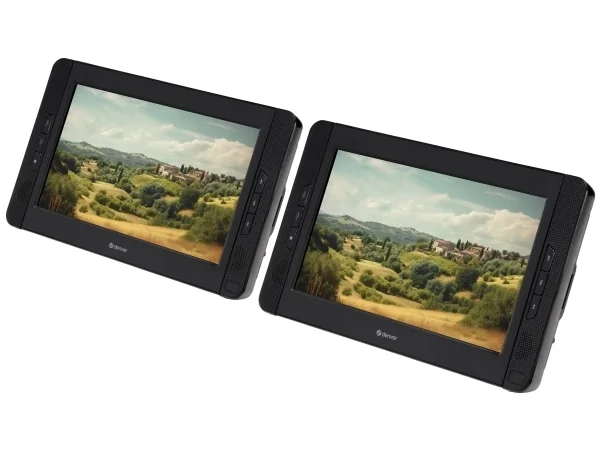Denver MTW-1098 portabler DVD-Player m. 2x 10'' Display - Portable DVD-Player (MTW-1098)