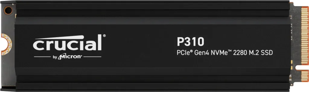 Crucial P310 Heatsink 2 Tt M.2 PCIe 4.0 NVMe -SSD-levy