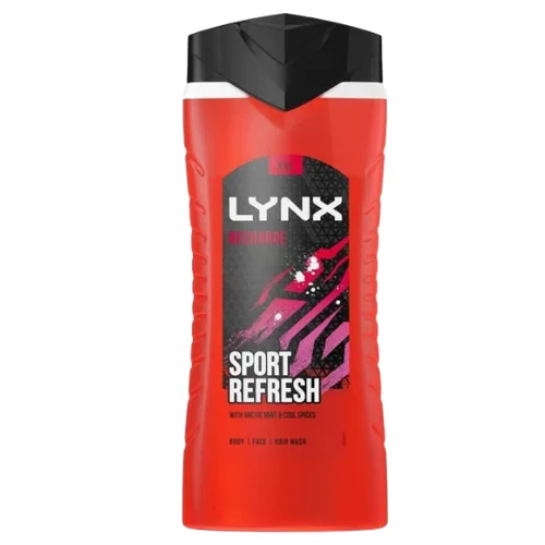 Lynx Recharge Sport Refresh 3-in-1 Suihkugeeli - 500 ml