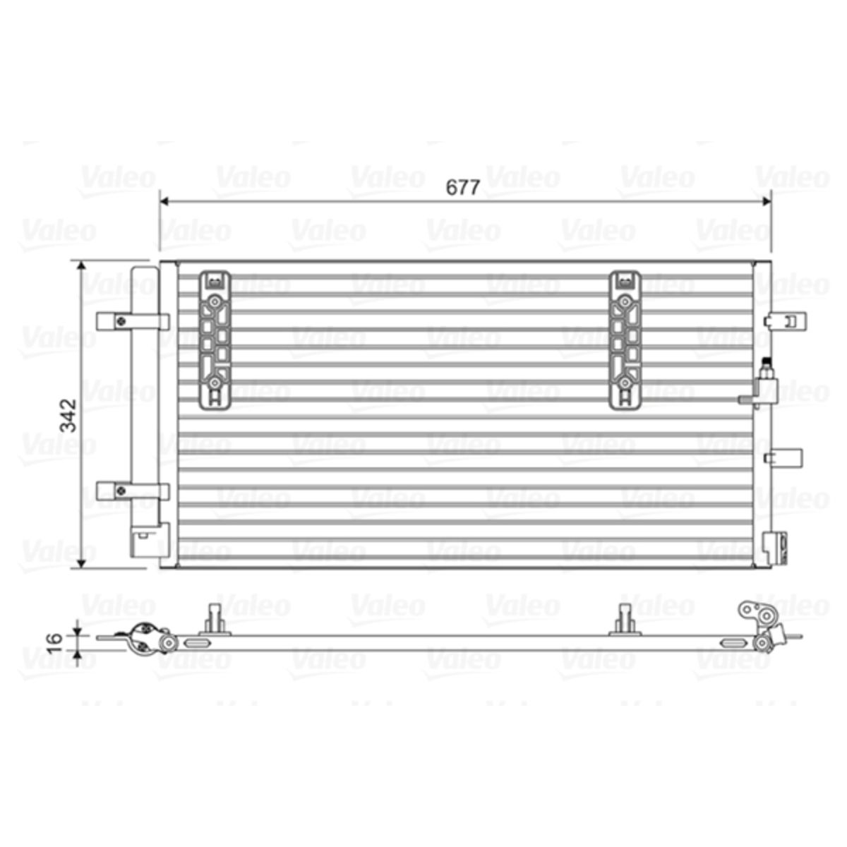 Lauhdutin, ilmastointilaite VALEO 814419
