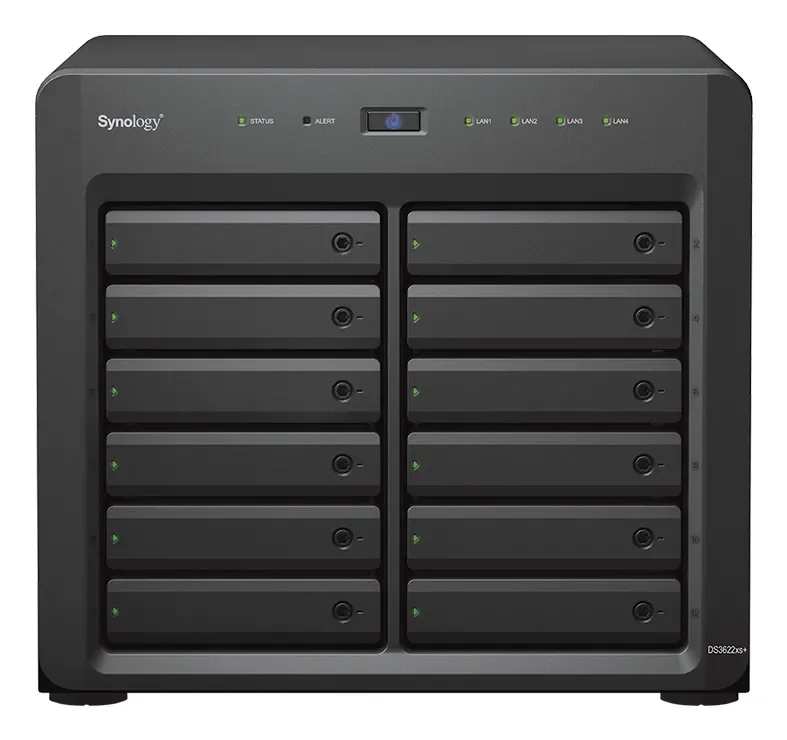 Synology Diskstation Ds3622xs+ Nas Tower Ethernet Lan Musta D-1531