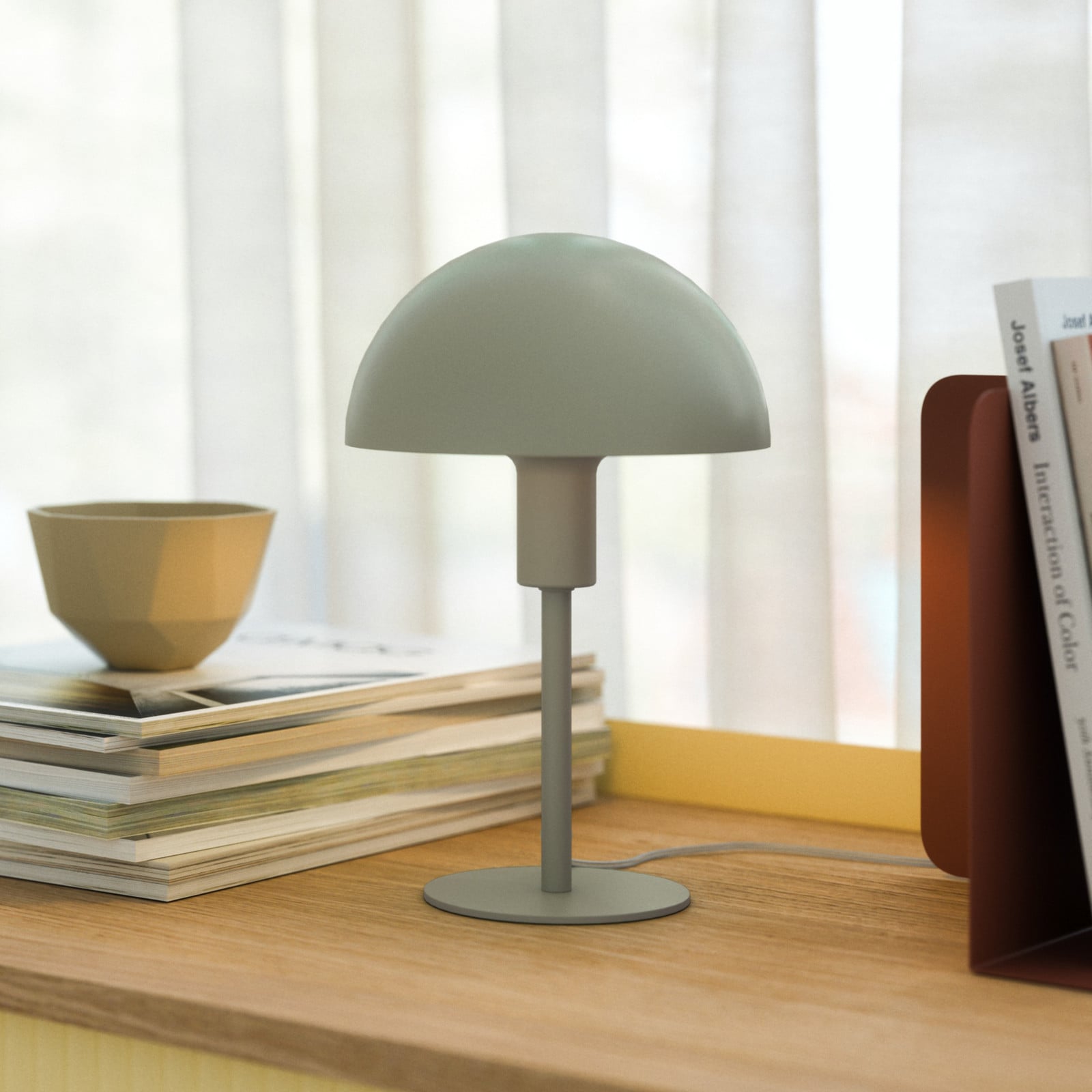 Ellen Mini pöytävalaisin Dusty Green - Nordlux - Olohuone - Skandinaavinen - Metalli - Varjostimella