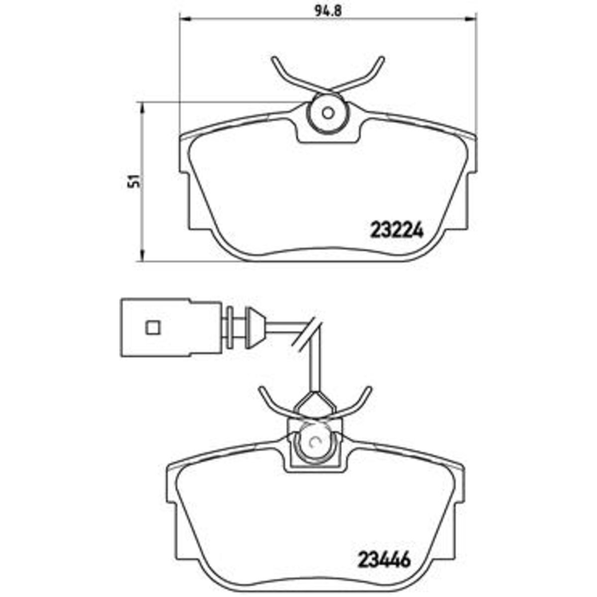 Jarrupalat, levyjarru BREMBO P 85 046