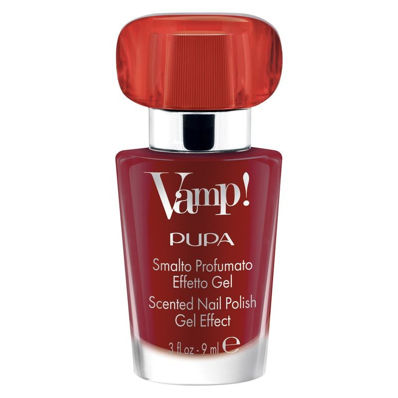 Pupa Vamp Gel Effect hajustettu kynsilakka 204 - Passionate Red (9 ml)
