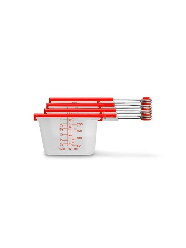 Dreamfarm - Levups Red/Clear Decilitermål