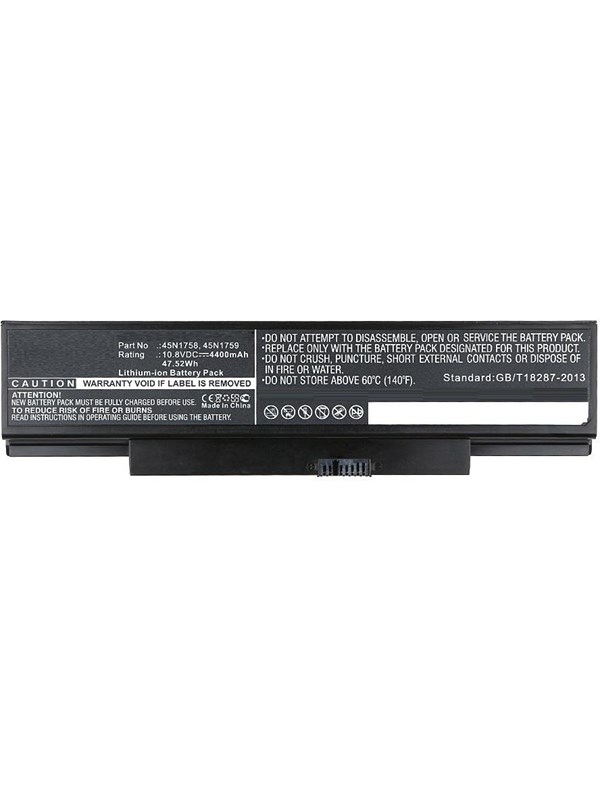 CoreParts - Akut ja paristot - Litiumion - 4400 mAh - 47.5 Wh - lajittelu - Lenovo ThinkPad E560 20EV, 20EW  E565 20EY  ThinkPad Edge E550 20DF, 20DG  E555 20DH - Lenovo ThinkPad E560 20EV, 20EW  E565 20EY  ThinkPad Edge E550 20DF, 20DG  E555 20DH