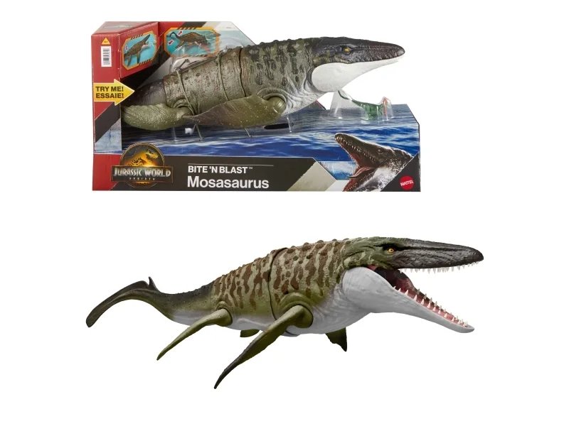 Jurassic World Rebirth Bite & Blast Mosasaurus