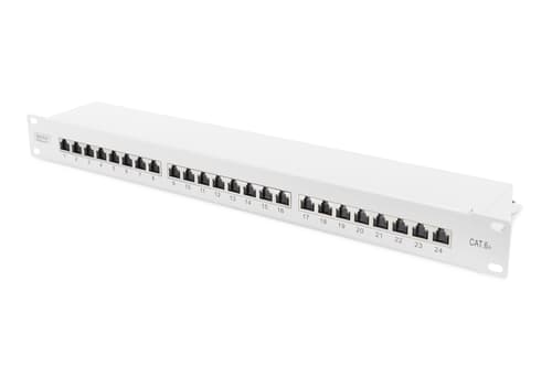 Digitus Kytkentäpaneeli Harmaa Cat 6a 1u
