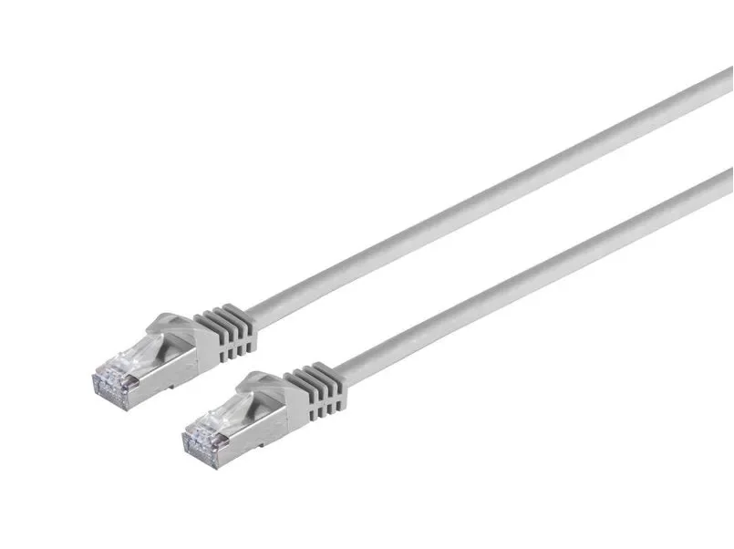 MicroConnect - Verkkokaapeli - RJ-45 (uros) - RJ-45 (uros) - 20 m - SFTP - CAT 7 - halogeeniton, solmuvapaa - harmaa - harmaa