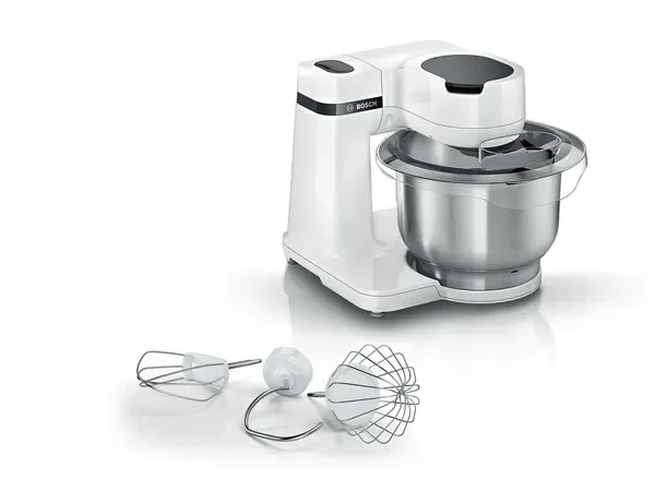 Bosch Serie 2 MUMS2EW00, 3,8 L, Valkoinen, Painikkeet, 2,4 kg, 1,7 kg, 1,1 m