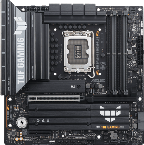 ASUS TUF GAMING B860M-PLUS Emolevy - Intel B860 - Intel LGA1851 - DDR5 RAM - Micro-ATX