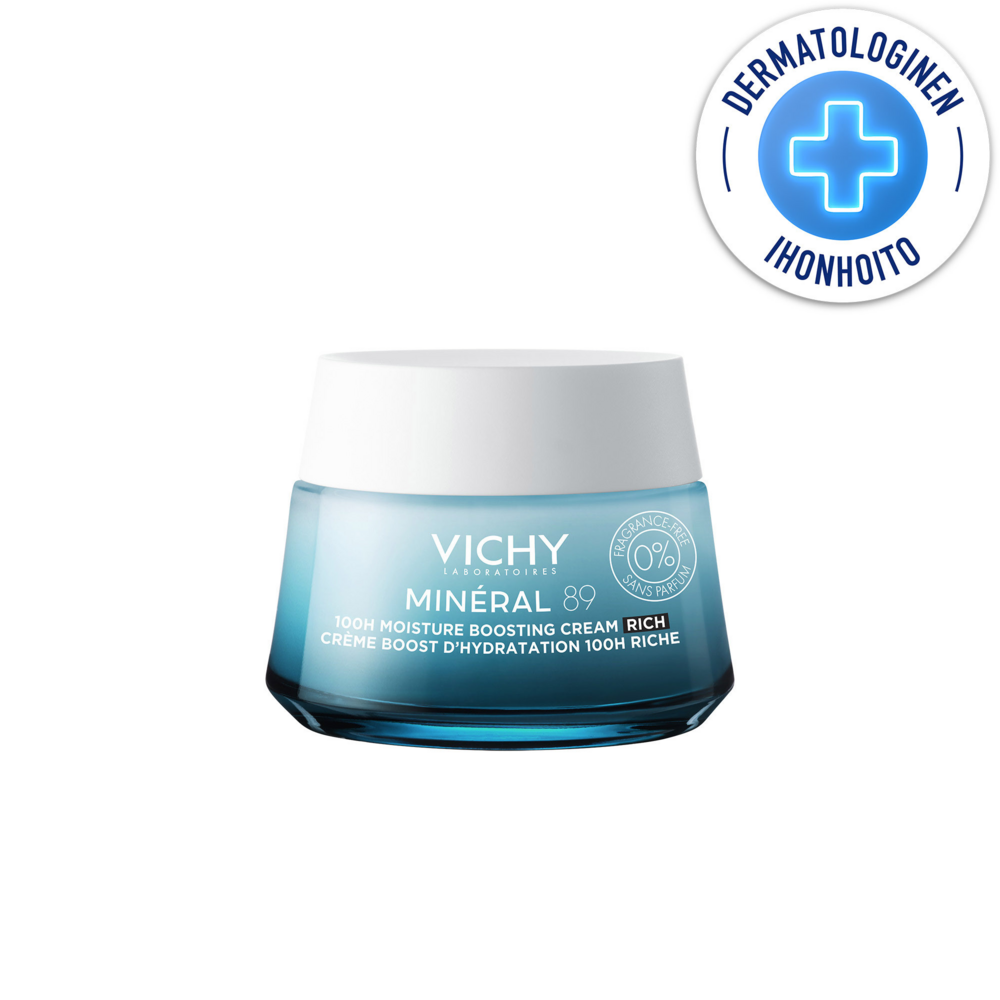 Vichy Mineral 89 100H Moisture Boosting Cream Rich 50 ml
