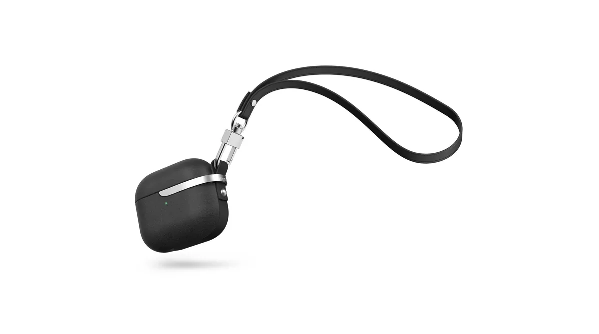 Moshi Pebbo Luxe för AirPods 3 - Svart