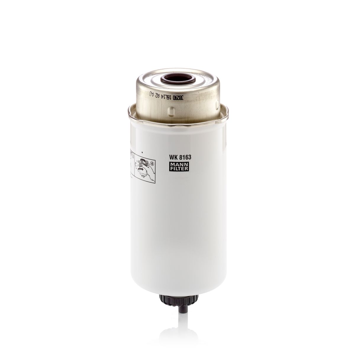 Polttoainesuodatin MANN-FILTER WK 8163