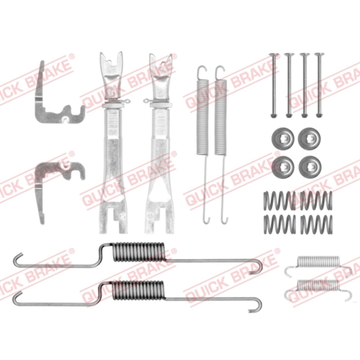 Tarvikesarja, jarrukengät QUICK BRAKE 105-0026X-02S
