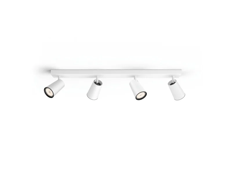 Philips myLiving Paisley kohdevalaisin 4x, Pinta-asennettavat spottivalot, GU10, 4 lamppu(a), LED, 220-240 V, Valkoinen