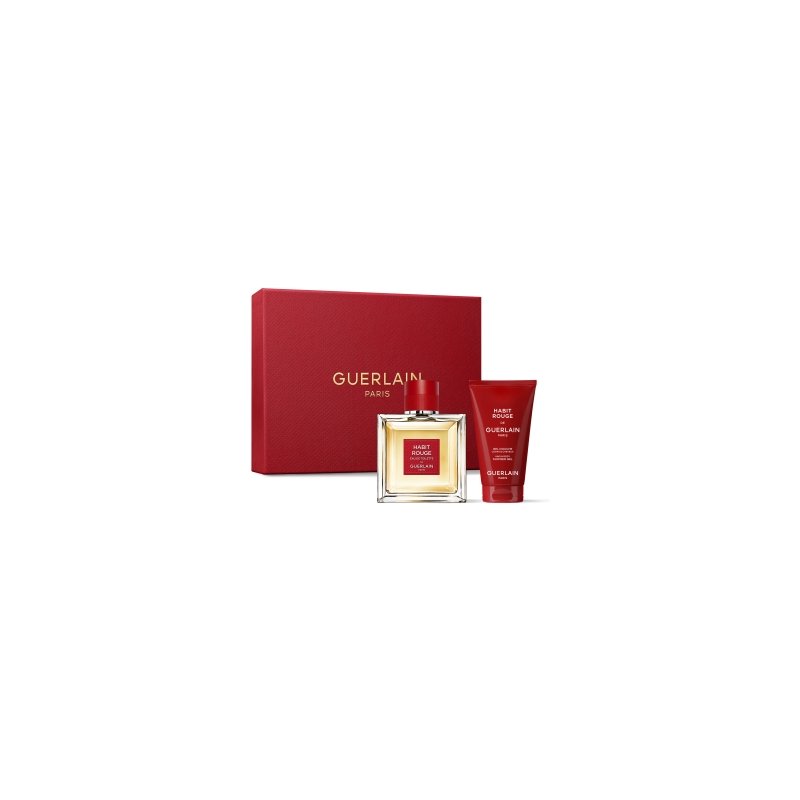 Guerlain Set Habità Rouge Edt 100ml Geeli 75ml
