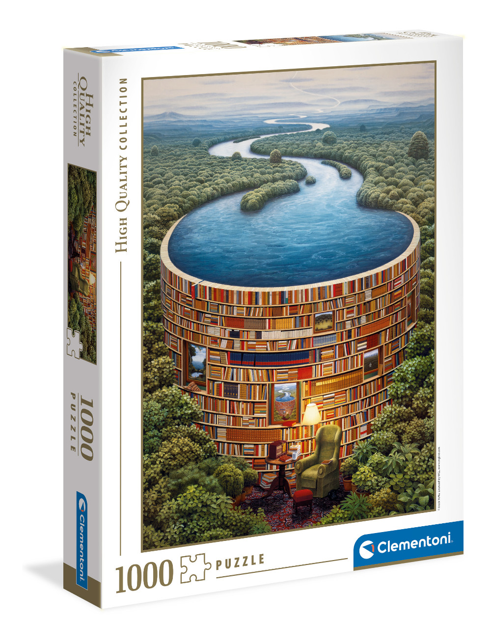 Bibliodame Palapeli 1000 palaa Clementoni