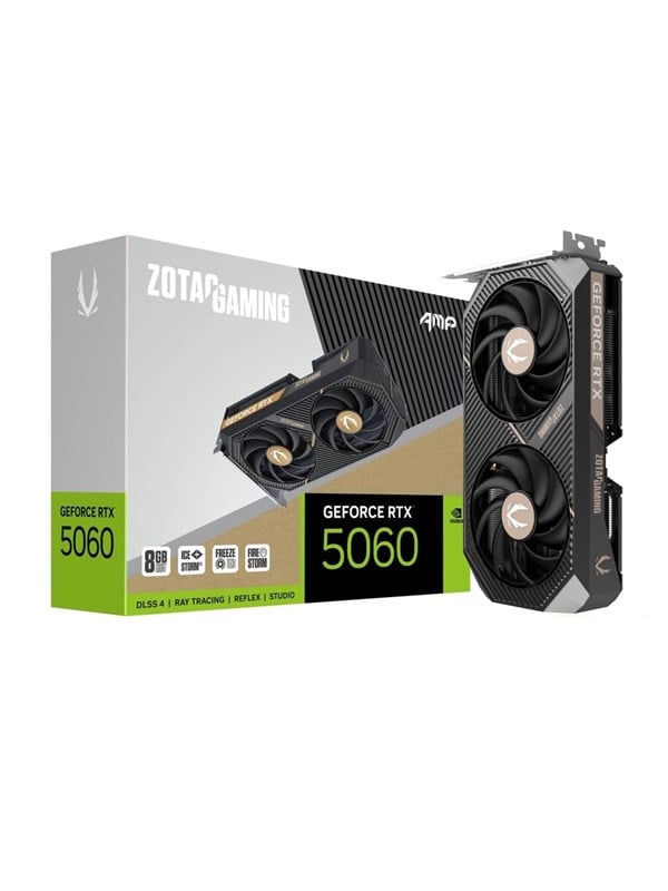 ZOTAC GeForce RTX 5060 AMP OC 8 Gt -näytönohjain