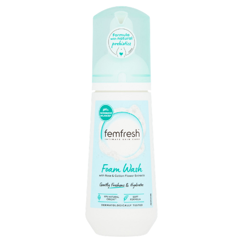 Femfresh Rose & Cotton Flower Extracts Intiimialueen Vaahtopesu - 150 ml
