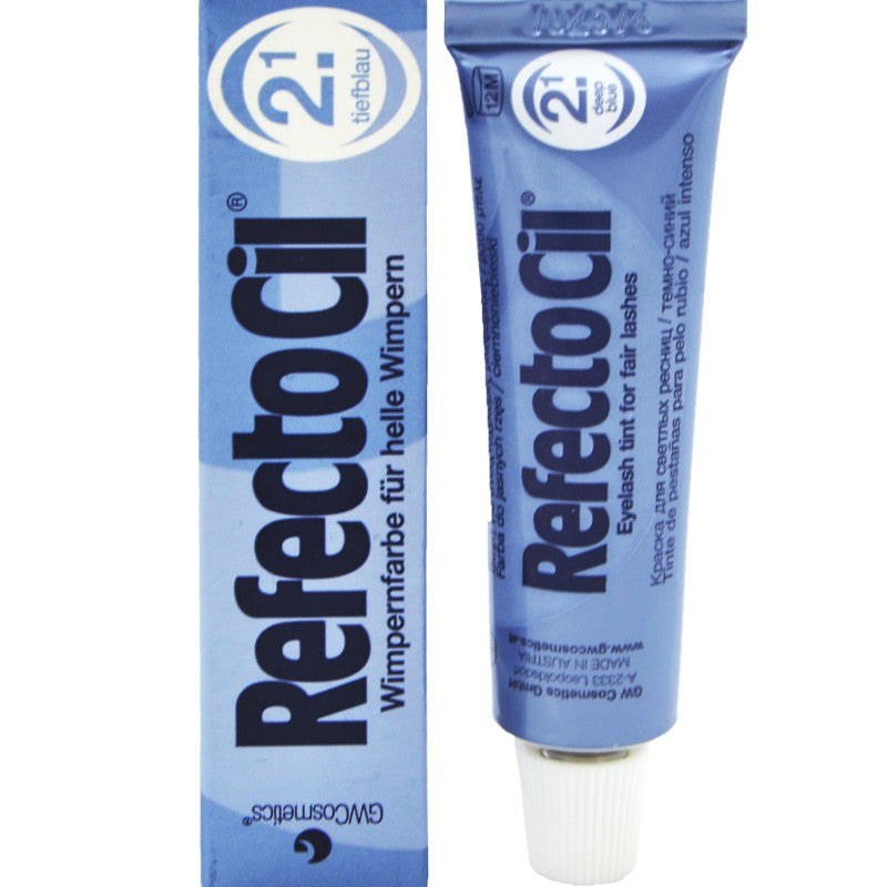 Refectocil henna kulmakarvoille ja ripsille geelissä 15ml pitkäkestoinen vaikutus, joka korostaa silmänympärysihoa 2.1 Syvänsininen