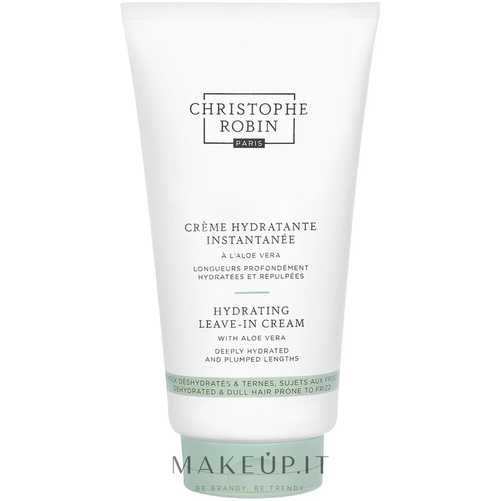 Christophe Robin Moisturizing Ritual Instant Moisturizing Cream kuiville ja sameille hiuksille 200 ml