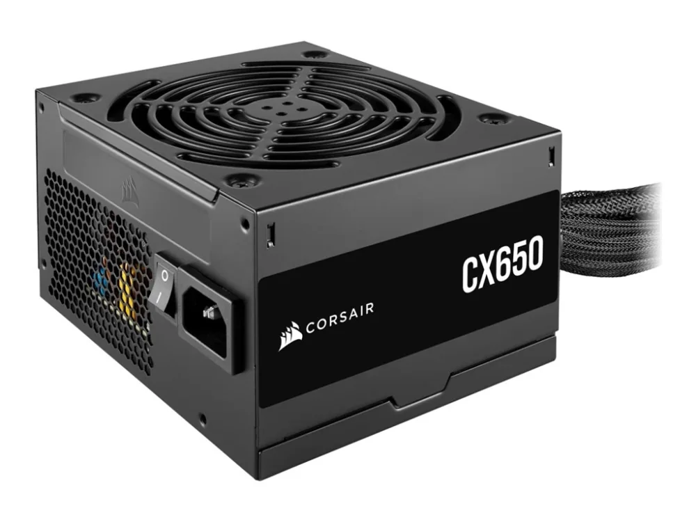 Corsair CX Series CX650, 650 W, 100 - 240 V, 47 - 63 Hz, 10 - 5 A, 130 W, 624 W