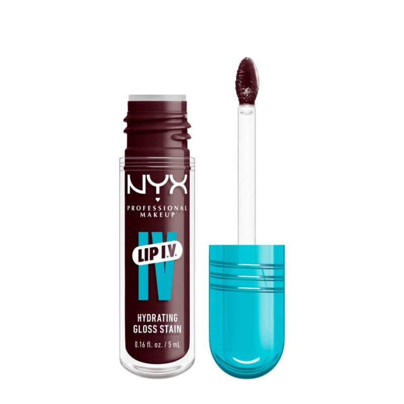 NYX Professional Makeup Lip IV pitkäkestoinen huulikiilto kosteuttavalla vaikutuksella, väri 14 - MAUVE N MOIST 5 ml