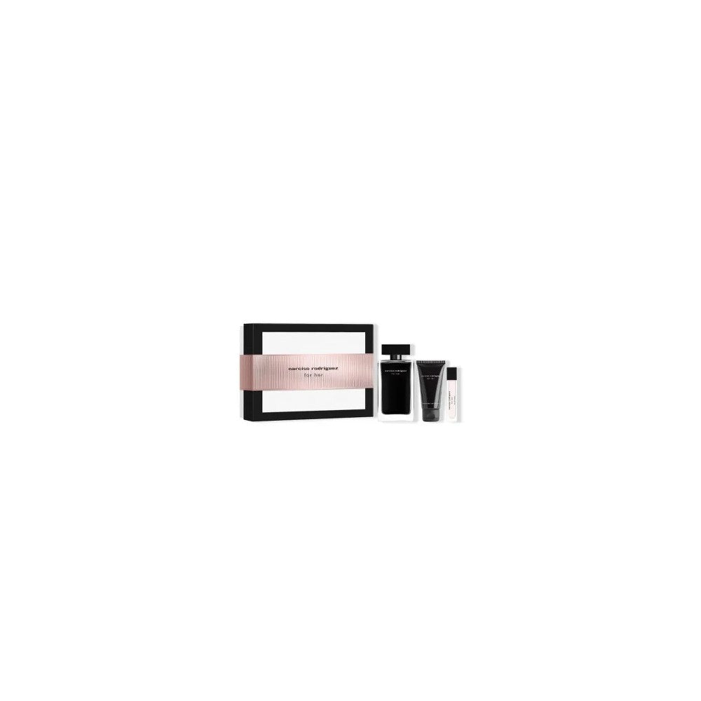 Narciso Rodriguez Narciso Rodriguez for Her EDT -lahjapakkaus 100 ml, vartalovoide 50 ml ja EDT-miniatyyri 10 ml 100ml